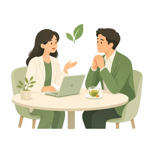 Ilustrasi konsultasi kemitraan